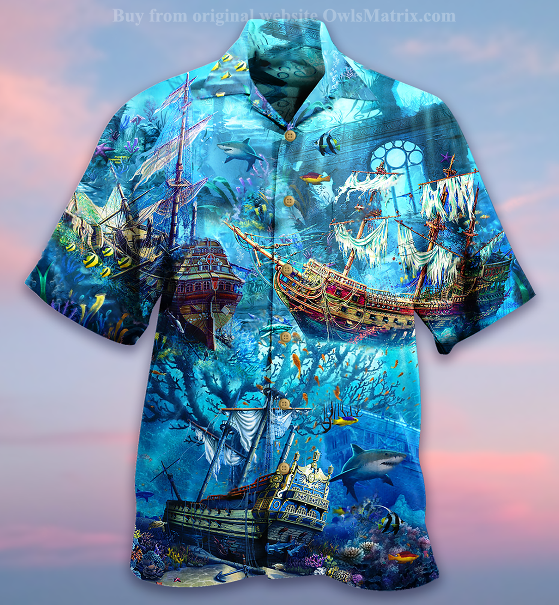 Underwater Treasures The Forgotten Ships Limited - Hawaiian Shirt{Size}