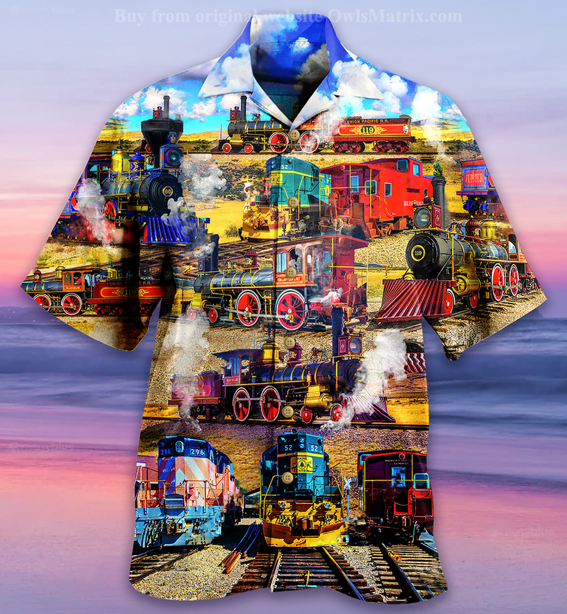 Train It's Better To Travel Well Than To Arrive Limited - Hawaiian Shirt{Size}