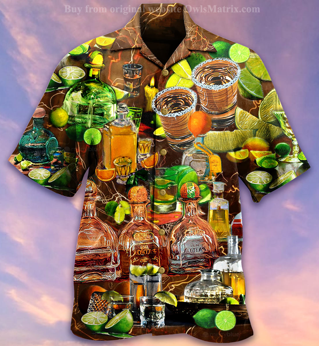 Wine When Life Gives You A Lemon Grab TQL & Salt Limited - Hawaiian Shirt{Size}