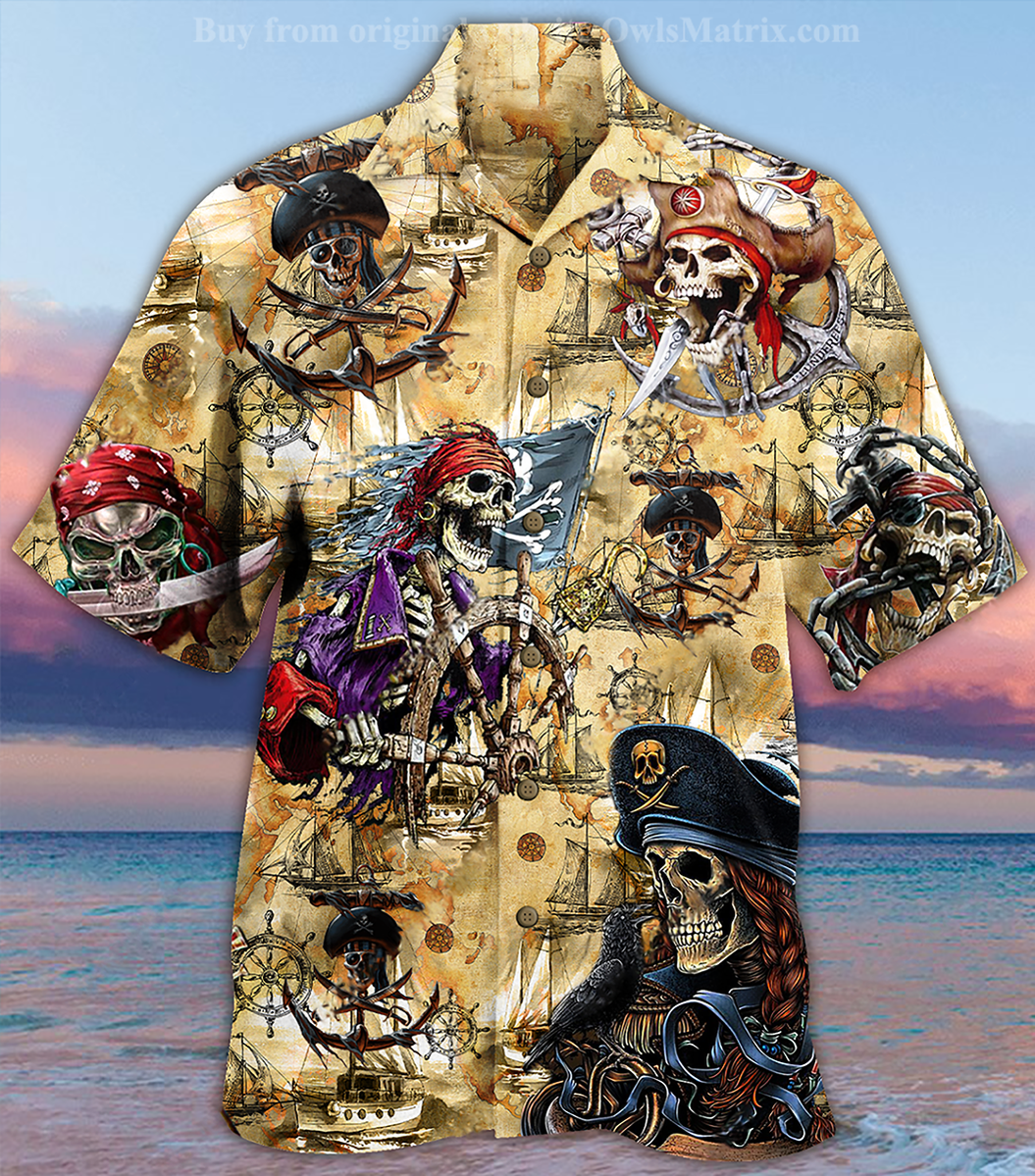 Skull Amazing Pirate Limited - Hawaiian Shirt{Size}