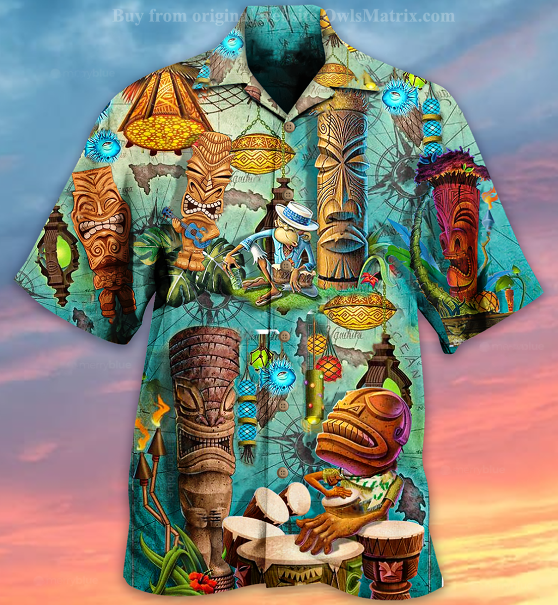 The Tiki Bar Is Open Limited - Hawaiian Shirt{Size}