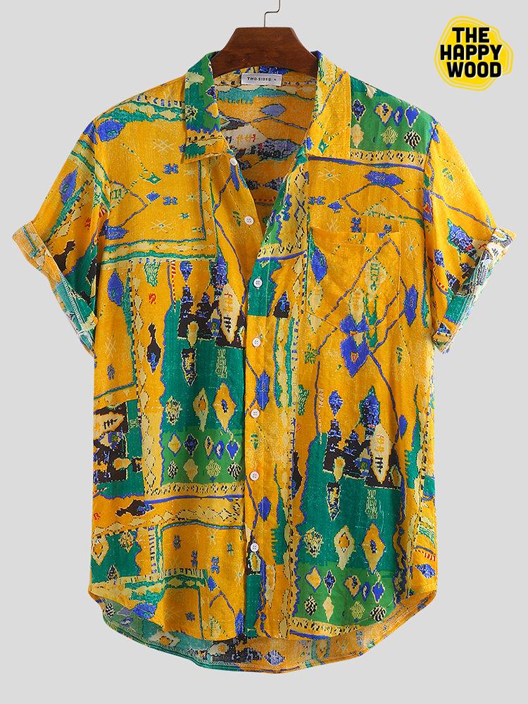 Summer Graffiti Printing Hawaiian Hawaii Shirt{Size}