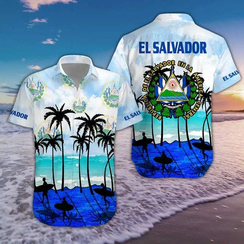 Tropical El Salvador America Beach Aloha Hawaiian Shirts #Dh{Size}