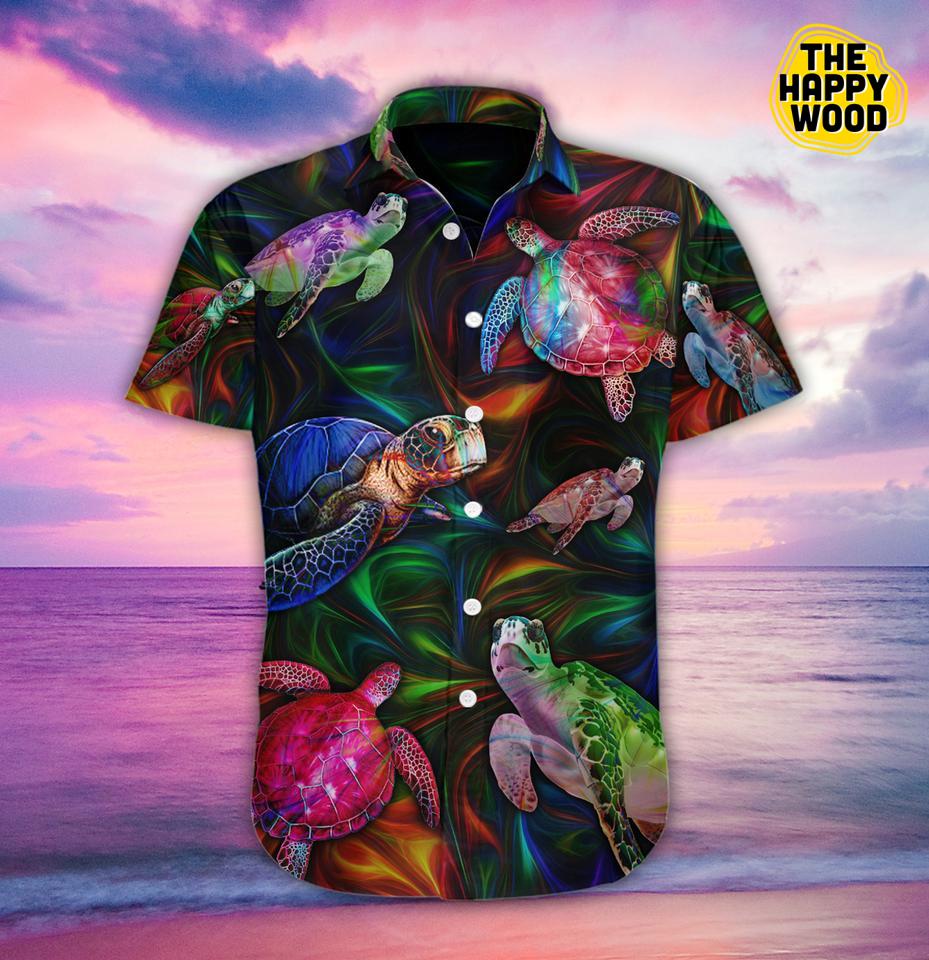 Turtle Fantasy Hawaiian Hawaii Shirt{Size}