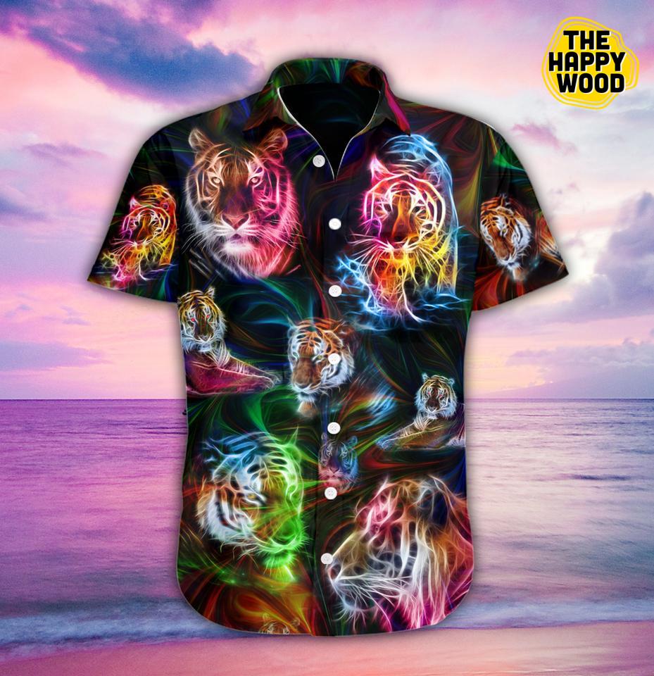 Tiger Fantasy Hawaiian Hawaii Shirt{Size}