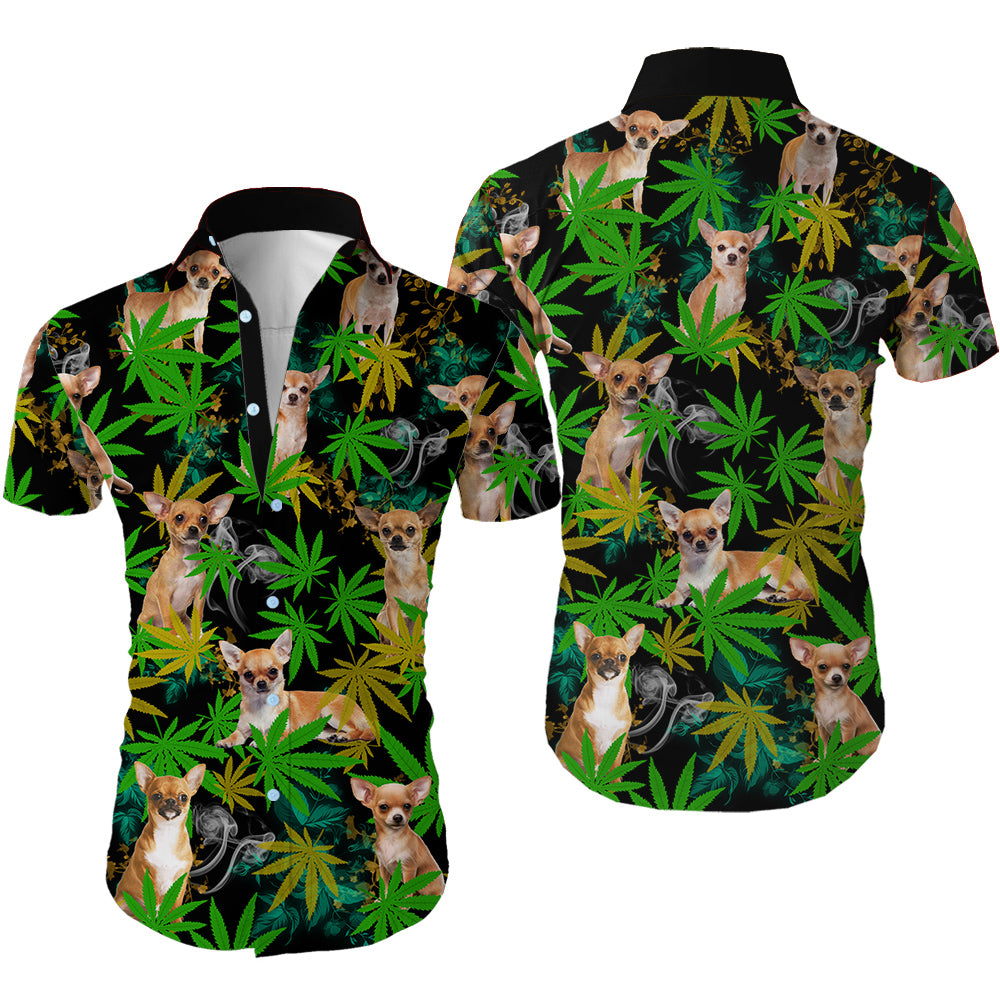 Wozoro Chihuahua Hawaiian Shirt{Size}