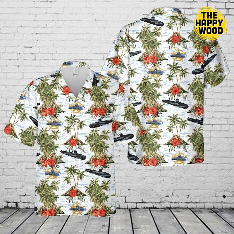 Submarine Hawaiian Hawaii Shirt{Size}