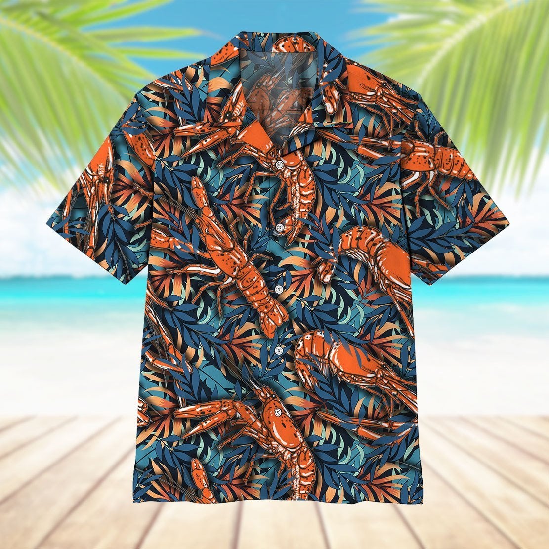 Shrimp Hawaiian Shirt | For Men & Women | Adult | HW4153{Size}