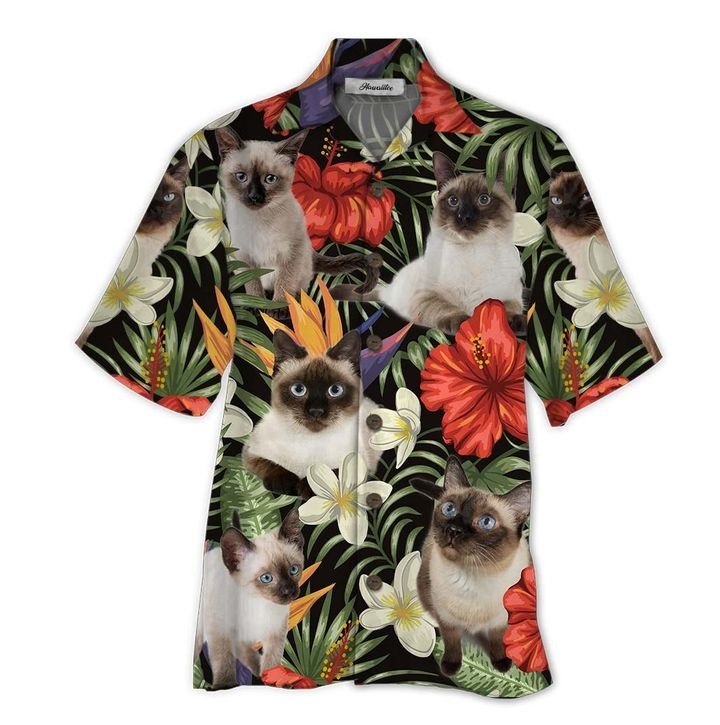 Siamese Cat Hawaiian Shirt | For Men & Women | Adult | HW5830{Size}