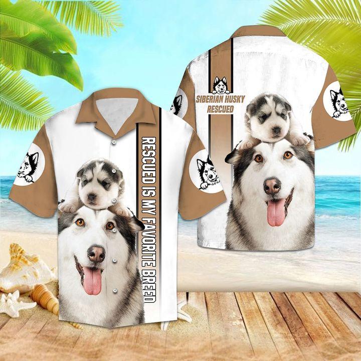 Siberian Husky Is My Favorite Breed Hawaiian Shirt | For Men & Women | Adult | HW6523{Size}