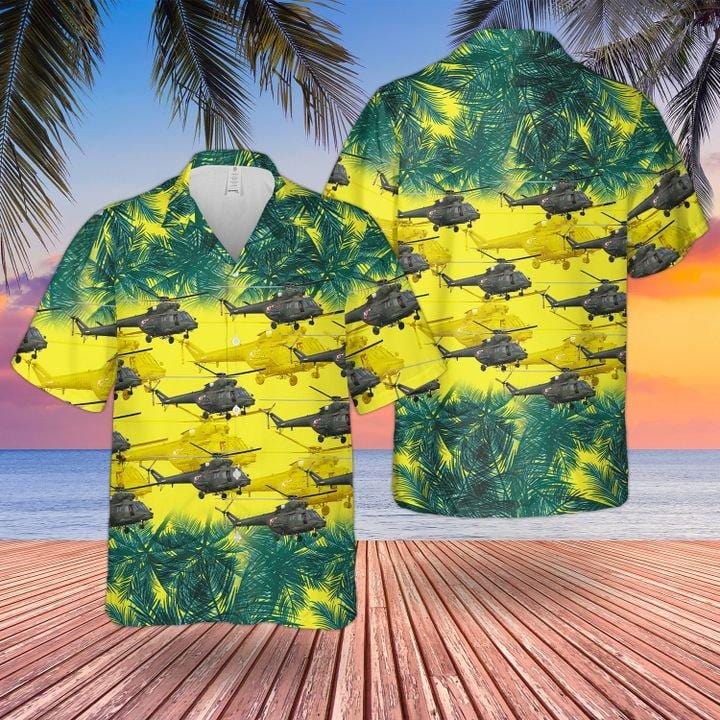 Sily Powietrzne PZL W-3 Sokol Unisex Hawaiian Shirts{Size}