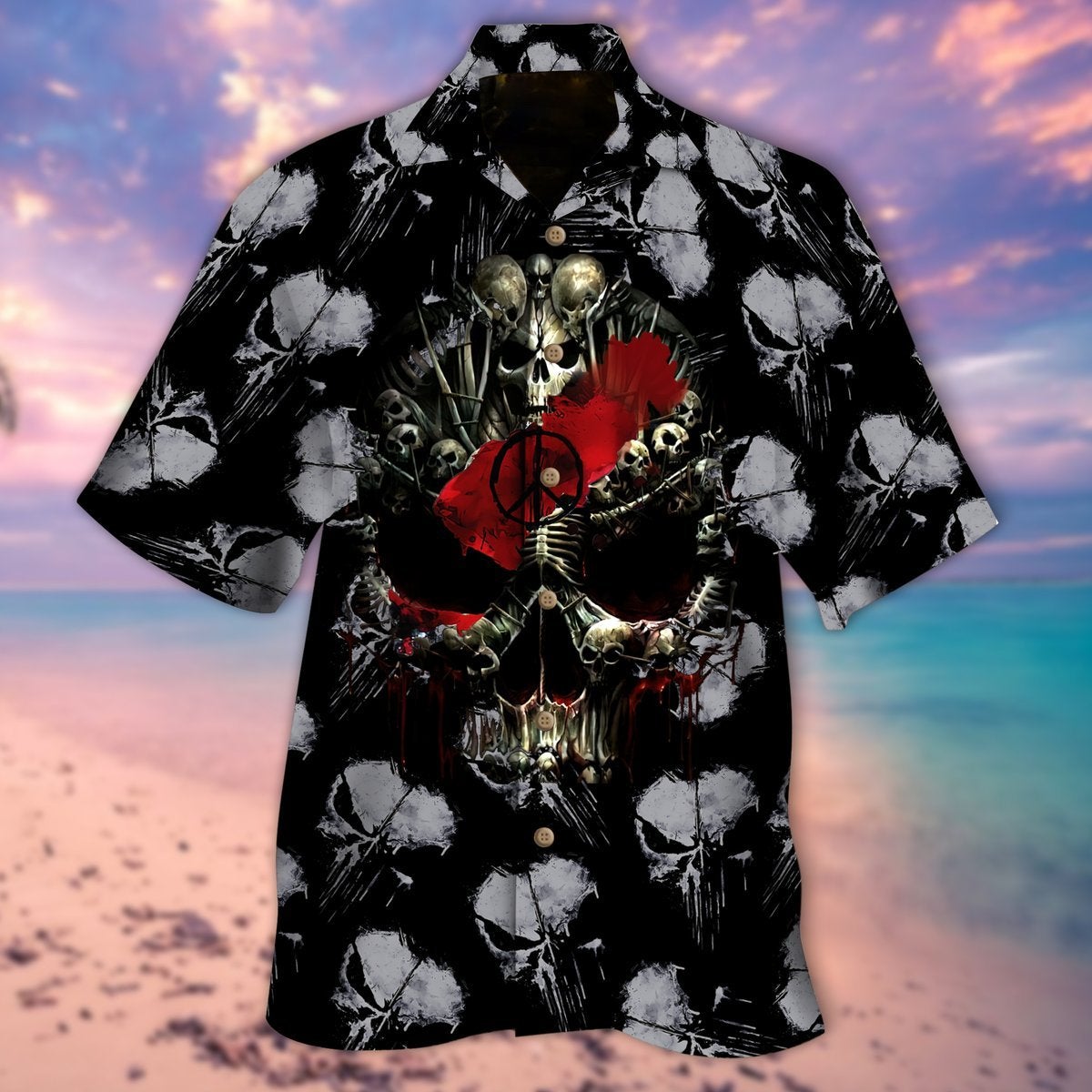 Skull Halloween Hawaiian Shirt | For Men & Women | Adult | HW9170{Size}