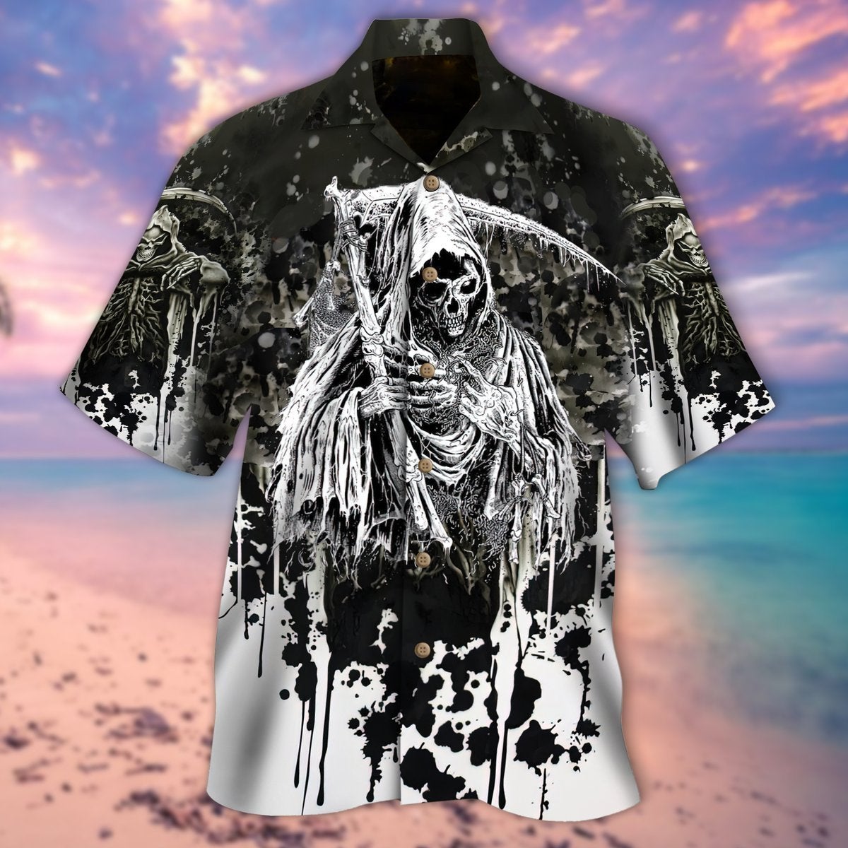 Skull Halloween Hawaiian Shirt | For Men & Women | Adult | HW9173{Size}