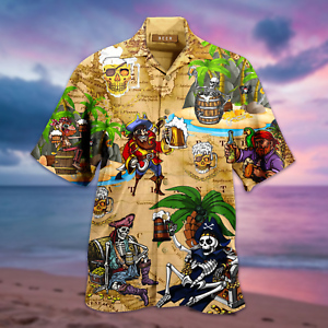 Skull Hawaiian Shirt | For Men & Women | Adult | HW2461{Size}