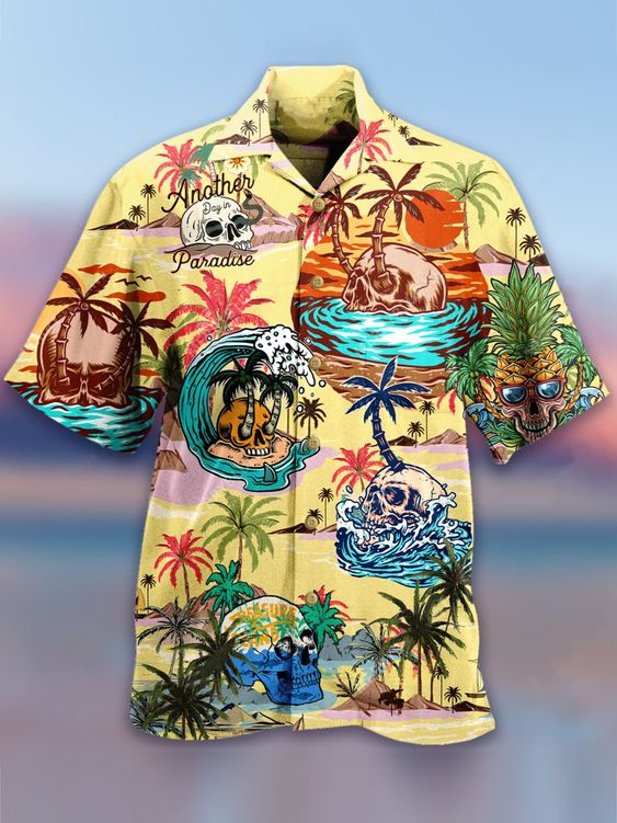 Skull Hawaiian Shirt | For Men & Women | Adult | HW4049{Size}