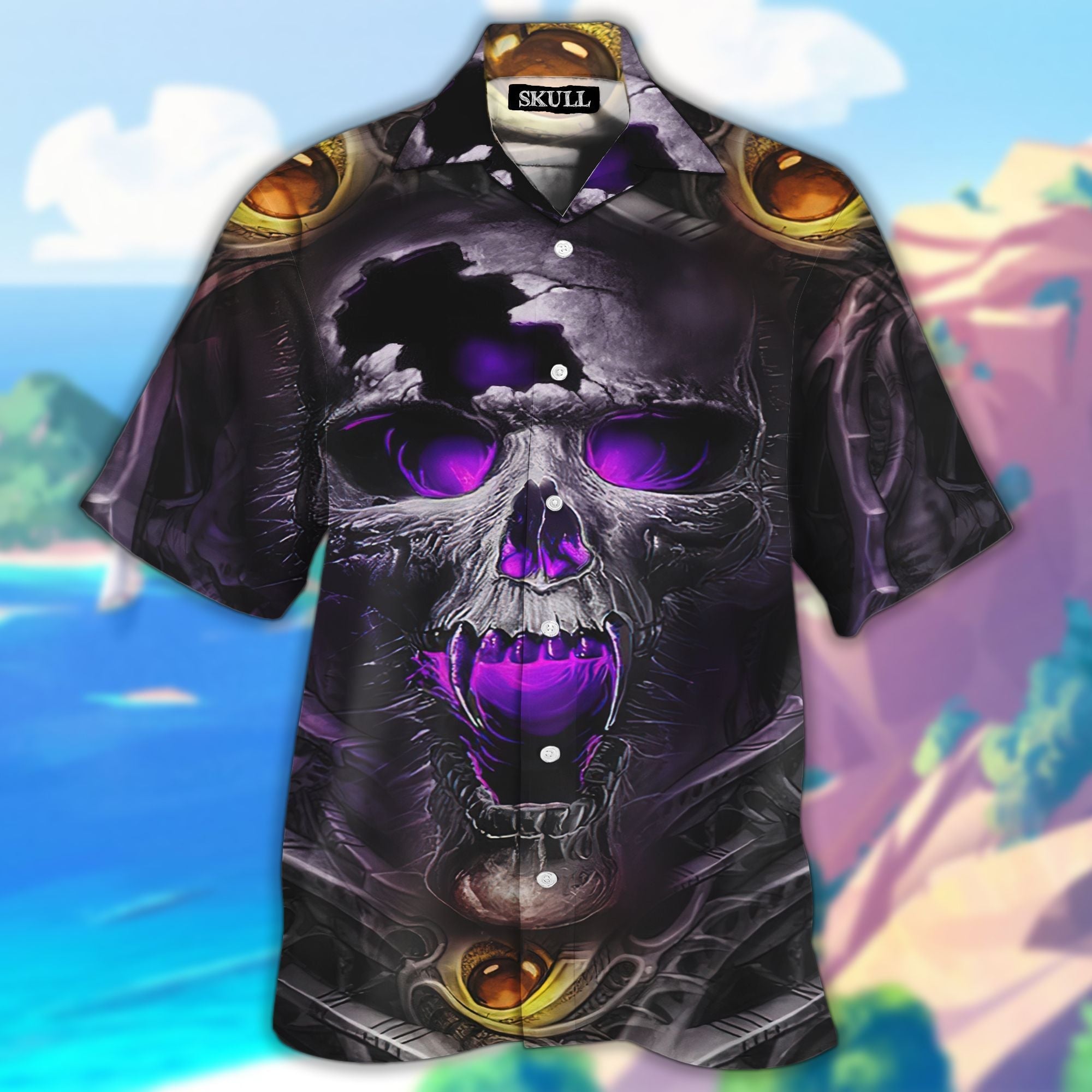 Skull Hawaiian Shirt | For Men & Women | Adult | HW4185{Size}