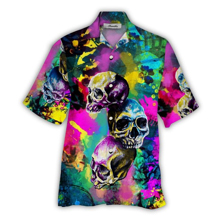 Skull Hawaiian Shirt | For Men & Women | Adult | HW5703{Size}