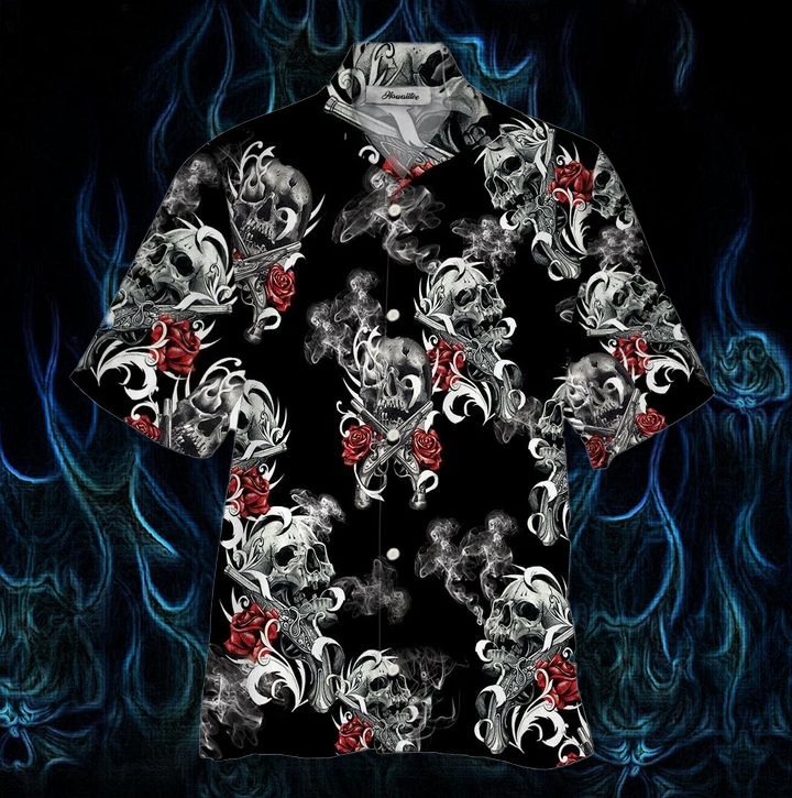 Skull Hawaiian Shirt | For Men & Women | Adult | HW5737{Size}