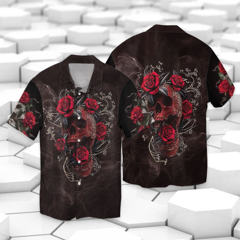 Skull Hawaiian Shirt | For Men & Women | Adult | HW6286{Size}