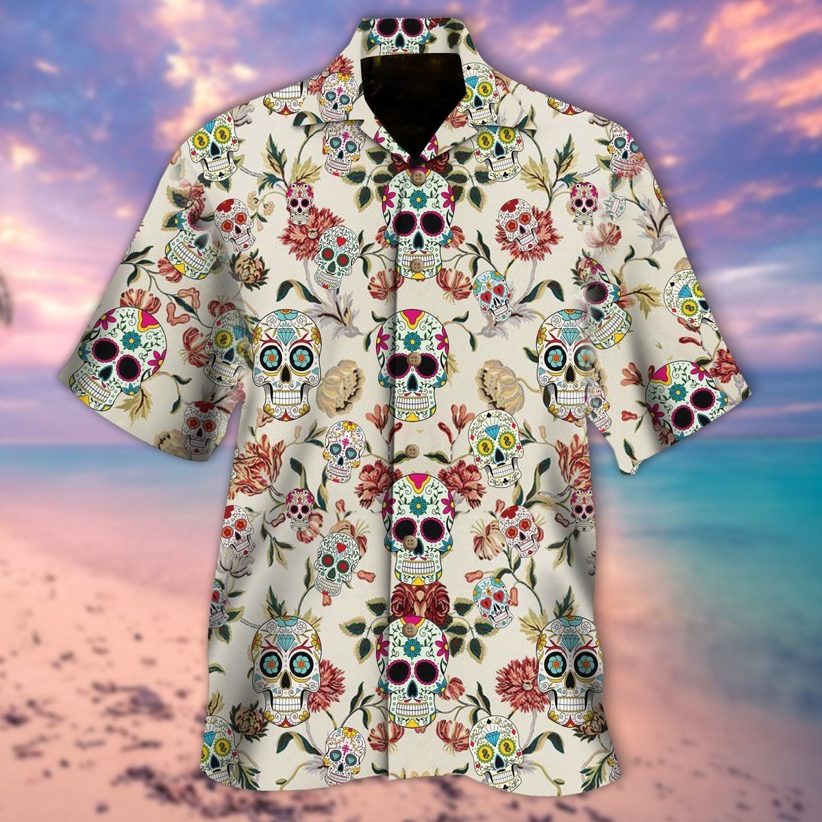 Skull Hawaiian Shirt | For Men & Women | Adult | HW6611{Size}