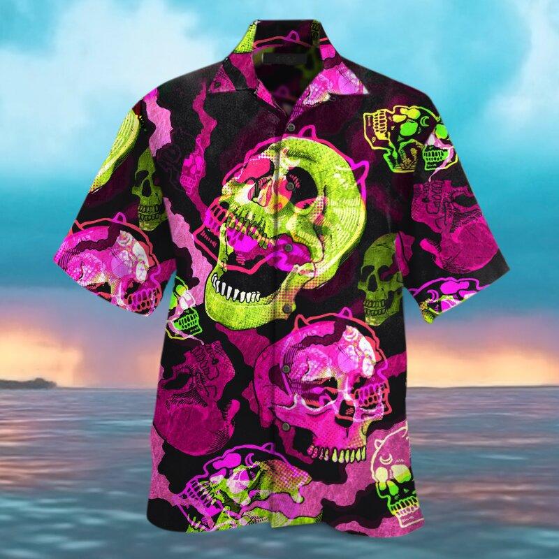 Skull Hawaiian Shirt | For Men & Women | Adult | HW7033{Size}