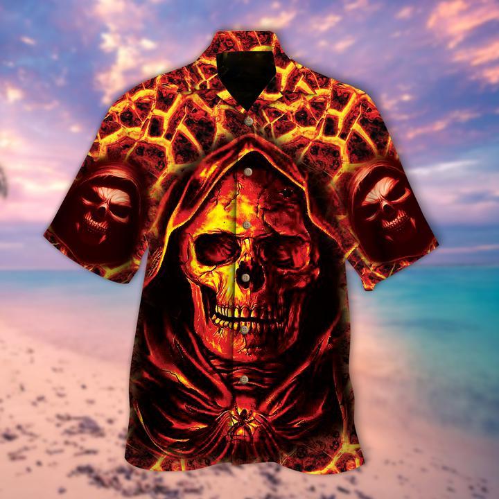 Skull Hawaiian Shirt | For Men & Women | Adult | HW9213{Size}