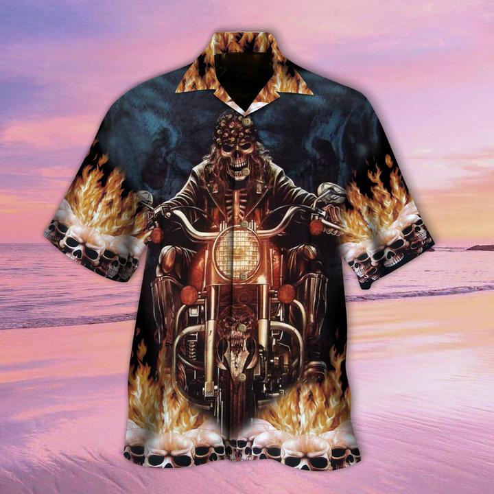 Skull Hawaiian Shirt | For Men & Women | Adult | HW9216{Size}