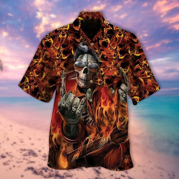 Skull Hawaiian Shirt | For Men & Women | Adult | HW9217{Size}