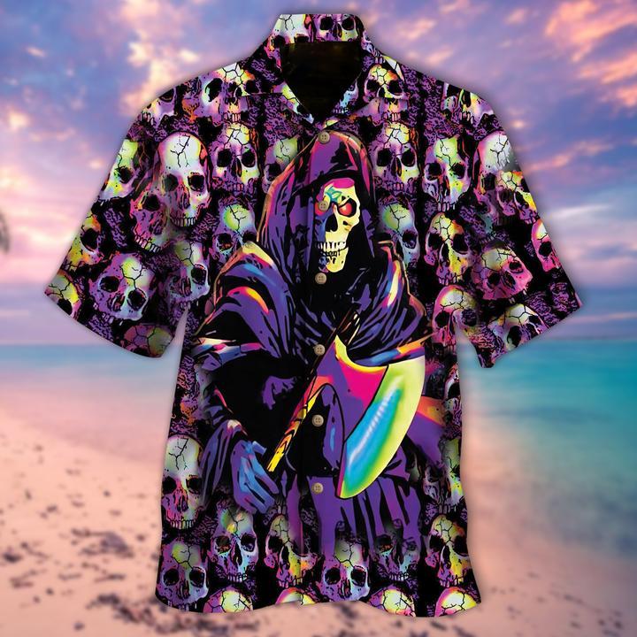 Skull Hawaiian Shirt | For Men & Women | Adult | HW9241{Size}