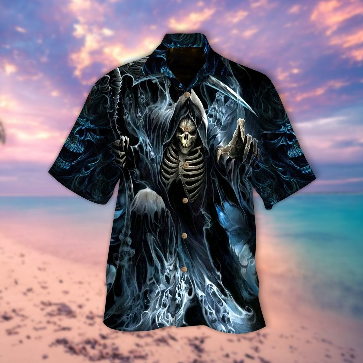 Skull Moke Hawaiian Shirt | For Men & Women | Adult | HW9314{Size}