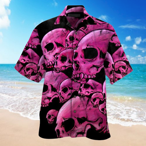 Skull Purple Hawaiian Shirt | For Men & Women | Adult | HW5269{Size}