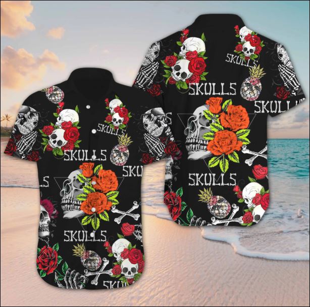 Skull Rose Hawaiian Shirt â Dnstyles{Size}