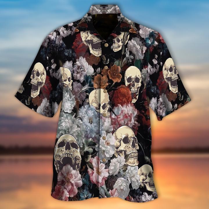 Skull Skull Halloween Hawaiian Shirt | For Men & Women | Adult | HW9180{Size}