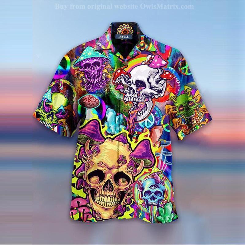 Skull Life Style - Hawaiian Shirt 2{Size}