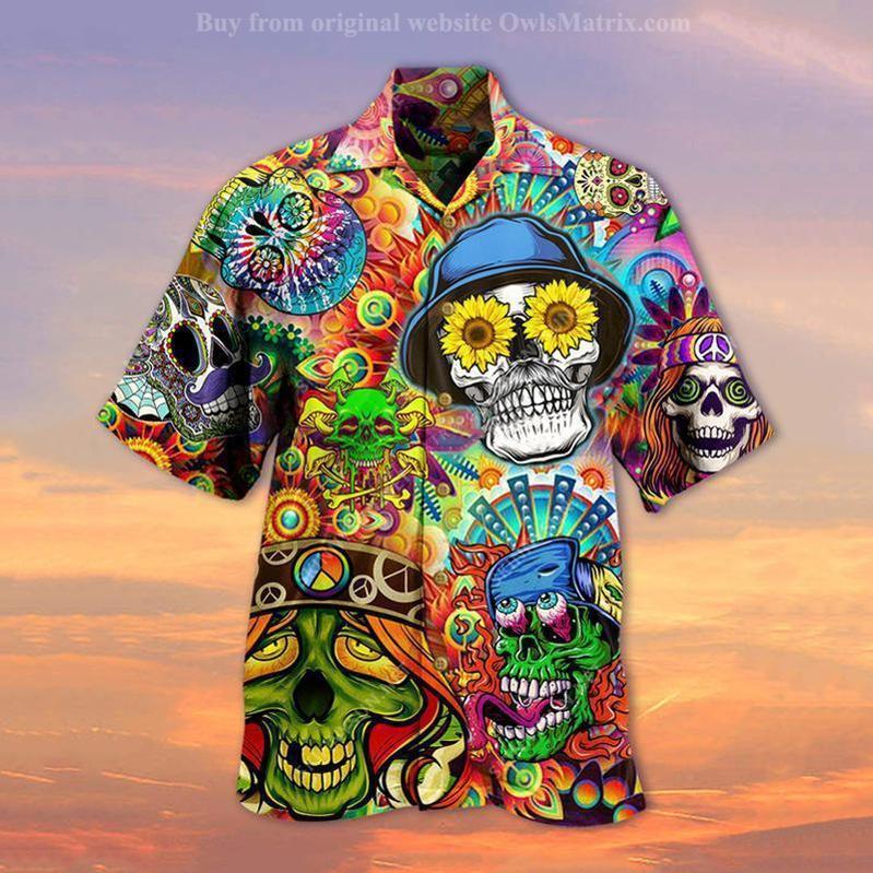 Skull Life Style - Hawaiian Shirt 4{Size}