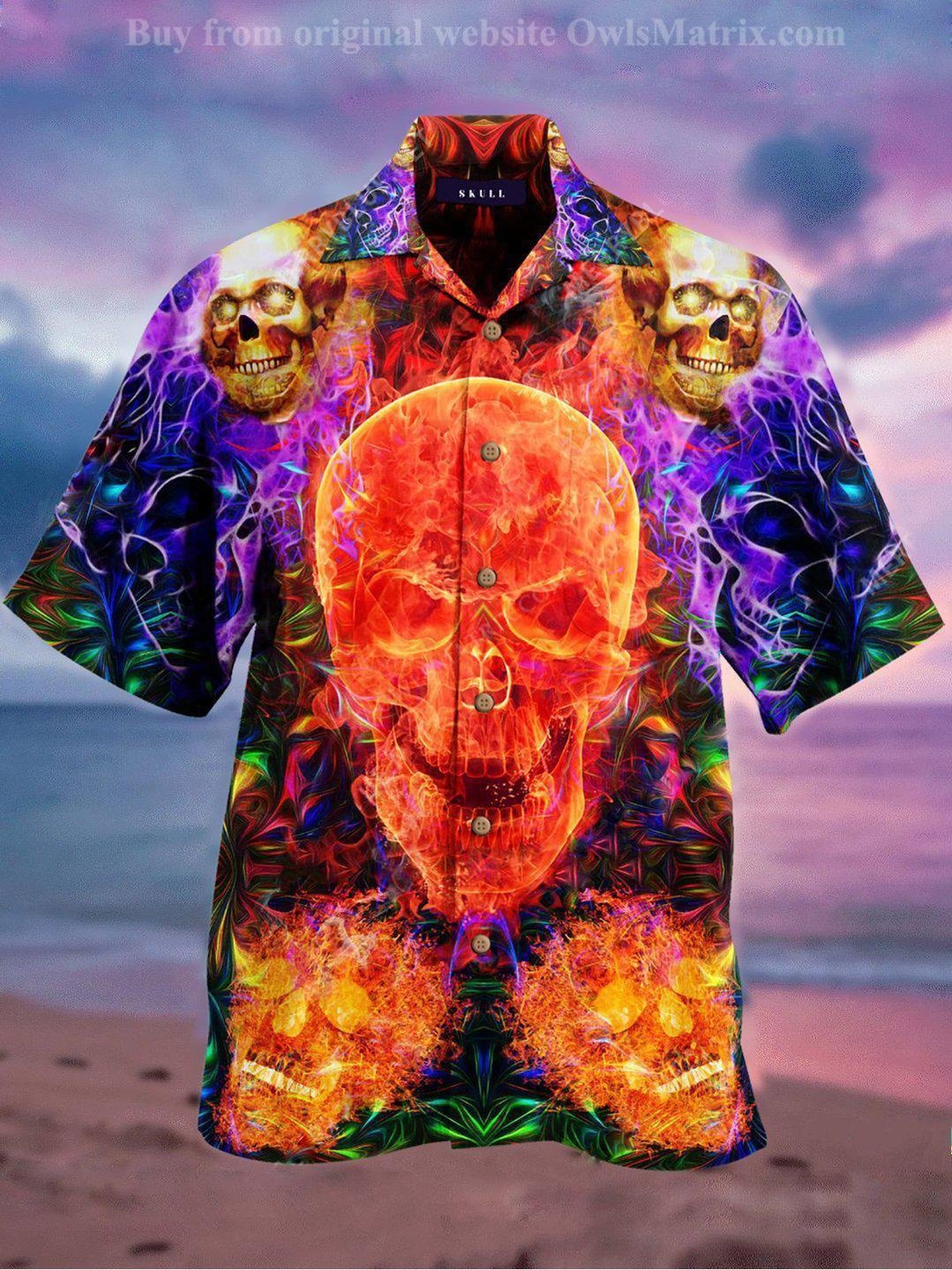 Skull Love Life Limited - Hawaiian Shirt 5{Size}