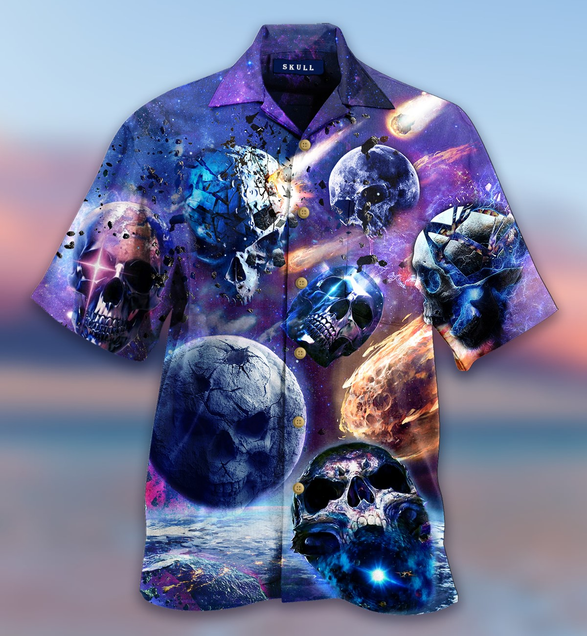 Skull Planet Galaxy Limited - Hawaiian Shirt{Size}