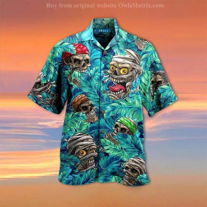 Skull Life Style - Hawaiian Shirt 1{Size}