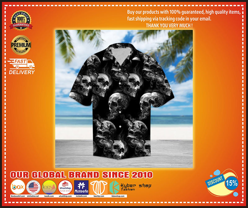 Skulls Hawaiian Shirt â Bbs{Size}