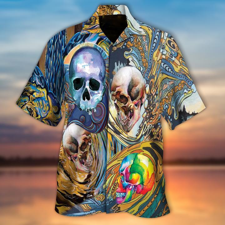 Skulls Wave Hawaiian Shirt | For Men & Women | Adult | HW6231{Size}