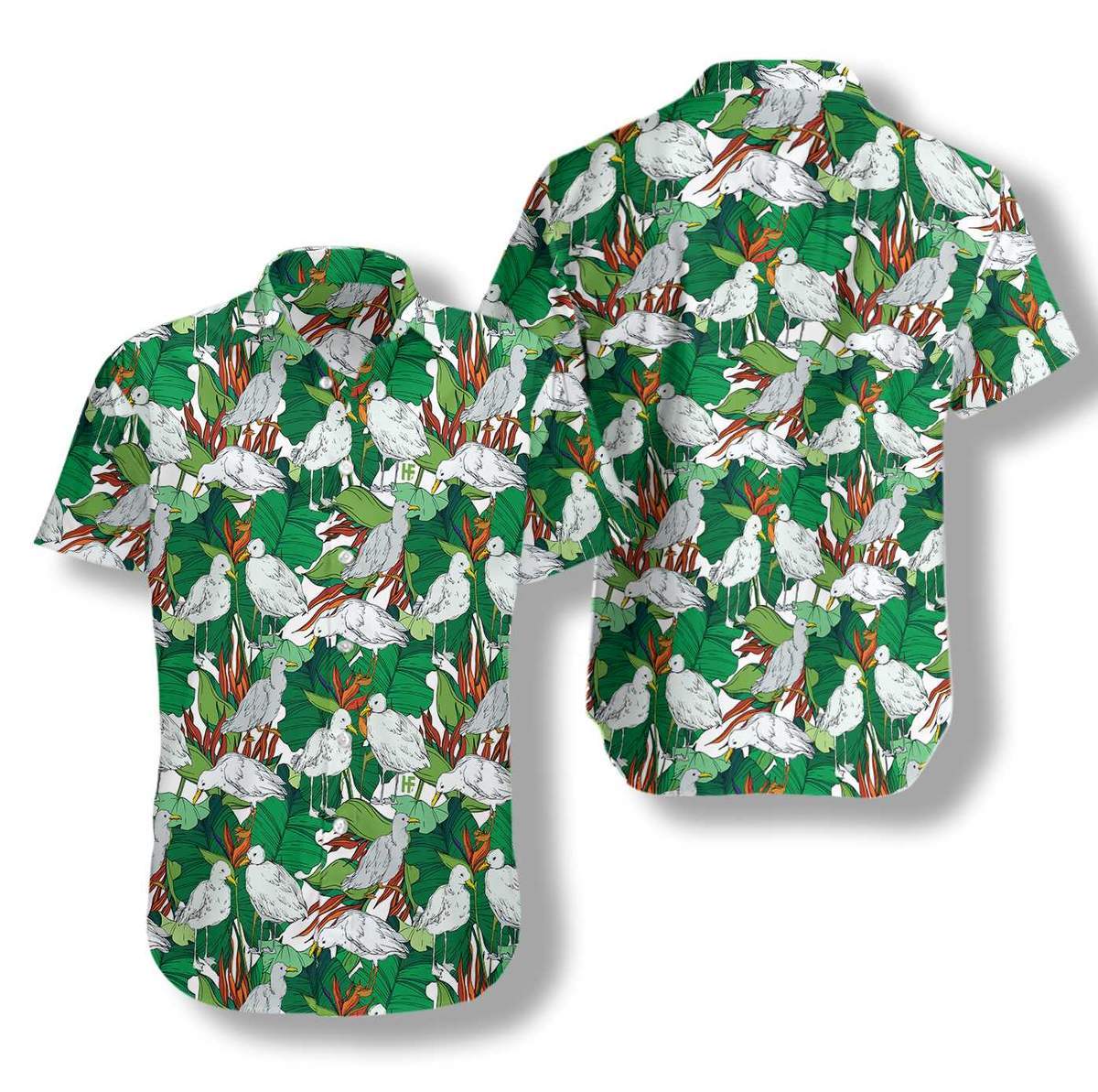 Sky Bird Seagull Hawaiian Shirt | For Men & Women | Adult | HW7182{Size}