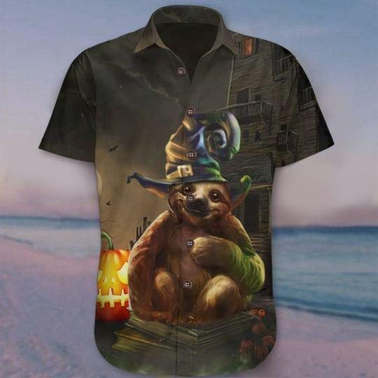 Sloth Halloween Hawaiian Shirt | For Men & Women | Adult | HW8985{Size}