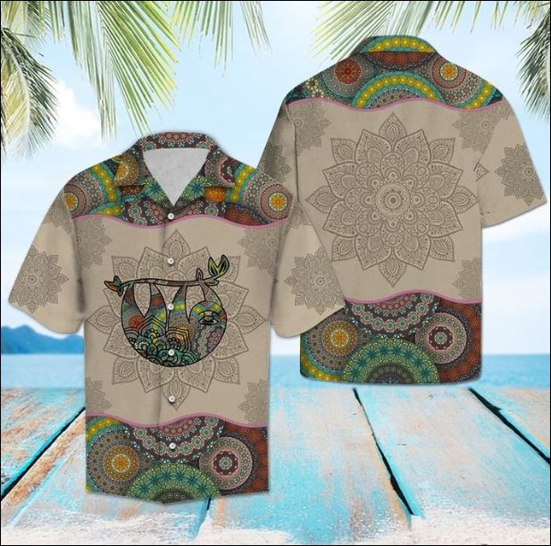 Sloth Mandala Hawaiian Shirt â Dnstyles{Size}