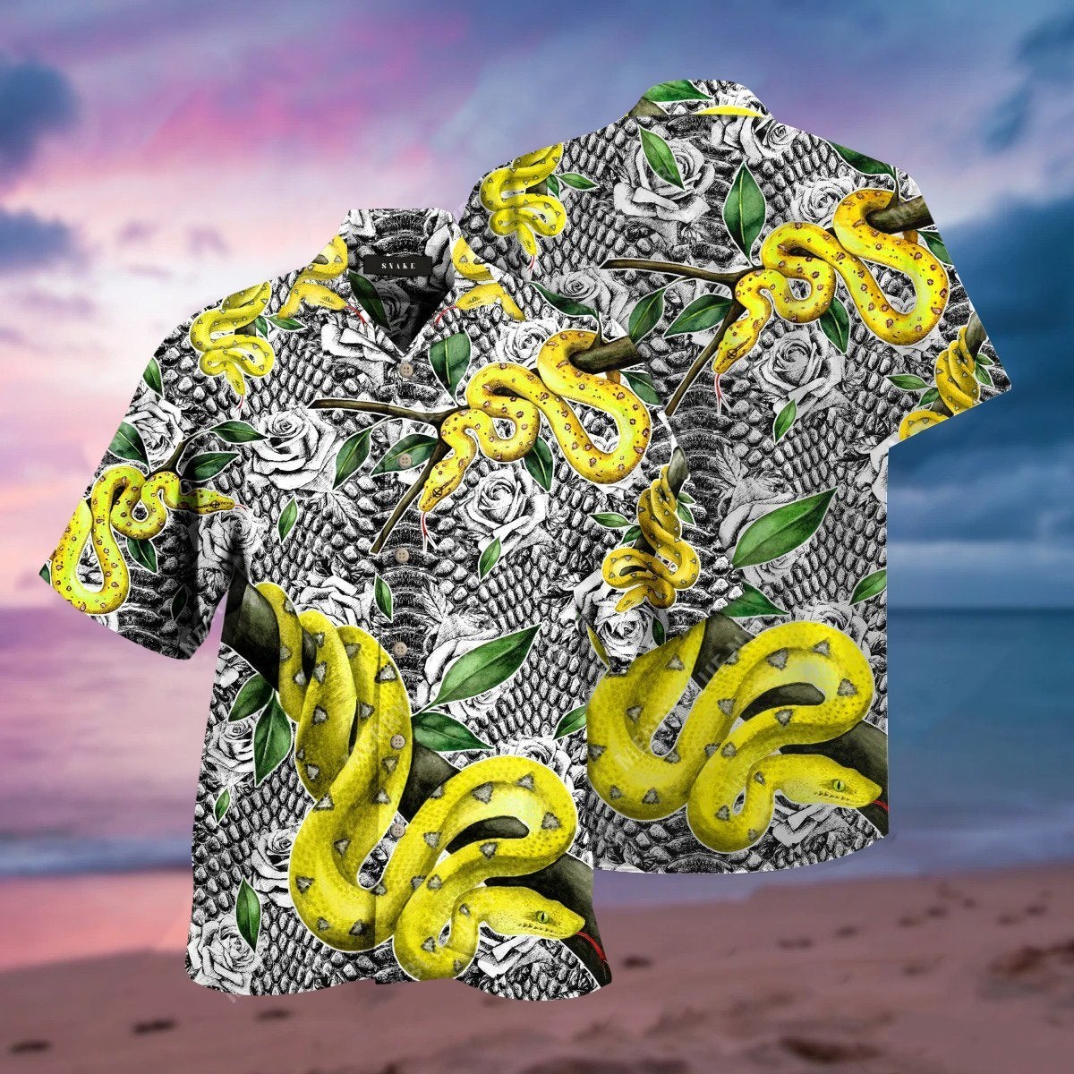 Snake Hawaiian Shirt | For Men & Women | Adult | HW5995{Size}