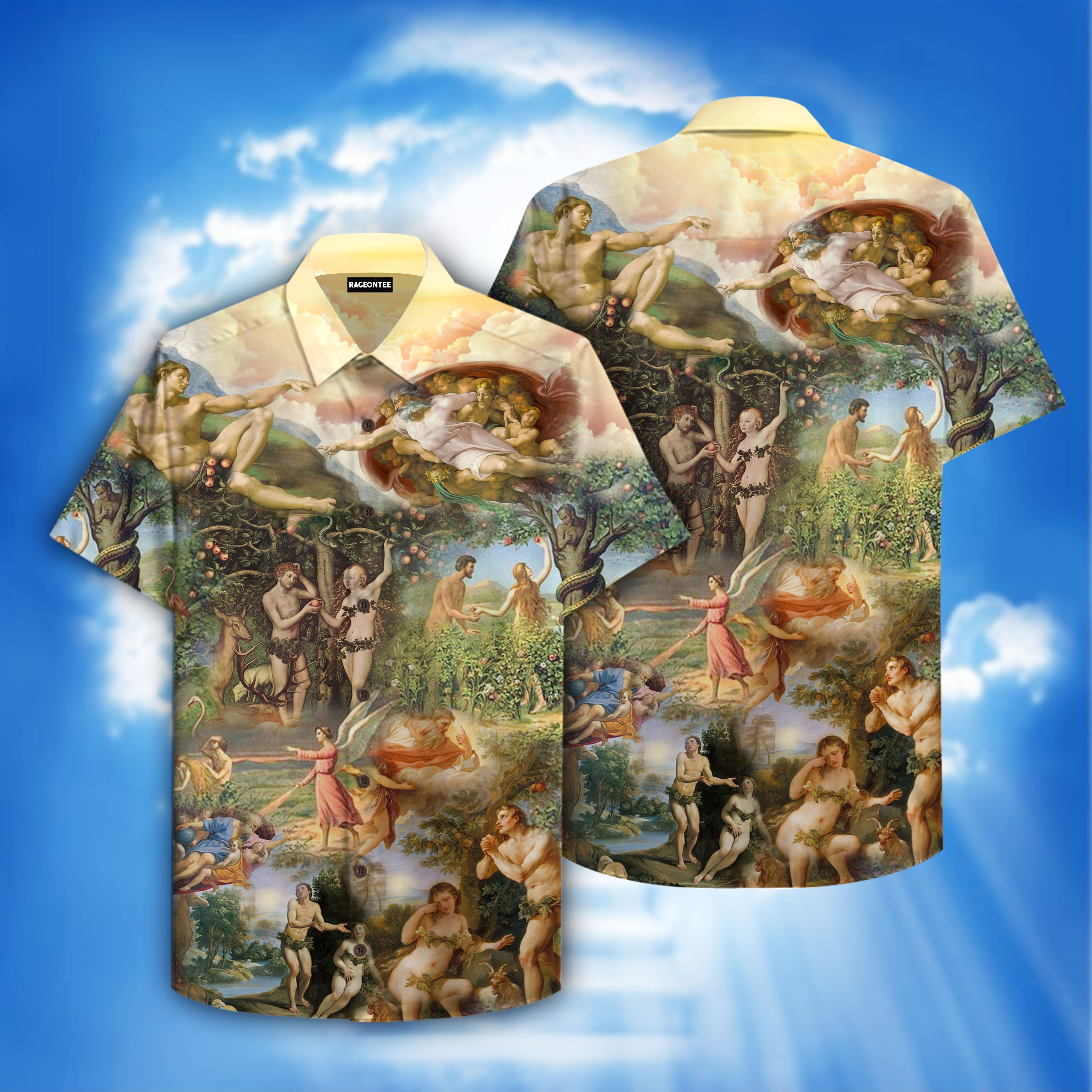 Snake Of Eden Garden Hawaiian Shirt | For Men & Women | Adult | HW4213{Size}