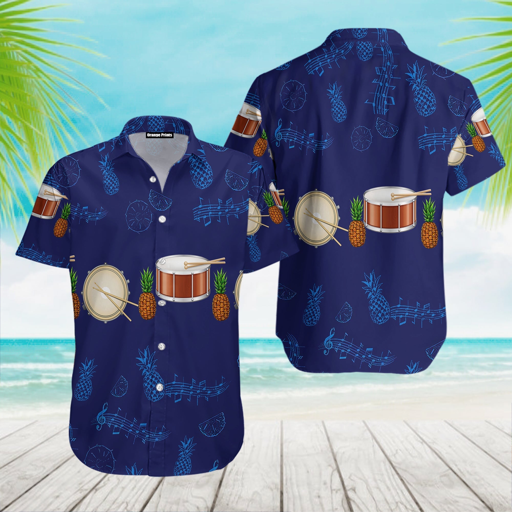 Snare Drum Musical Instrument Hawaiian Shirt | For Men & Women | Adult | HW5318{Size}