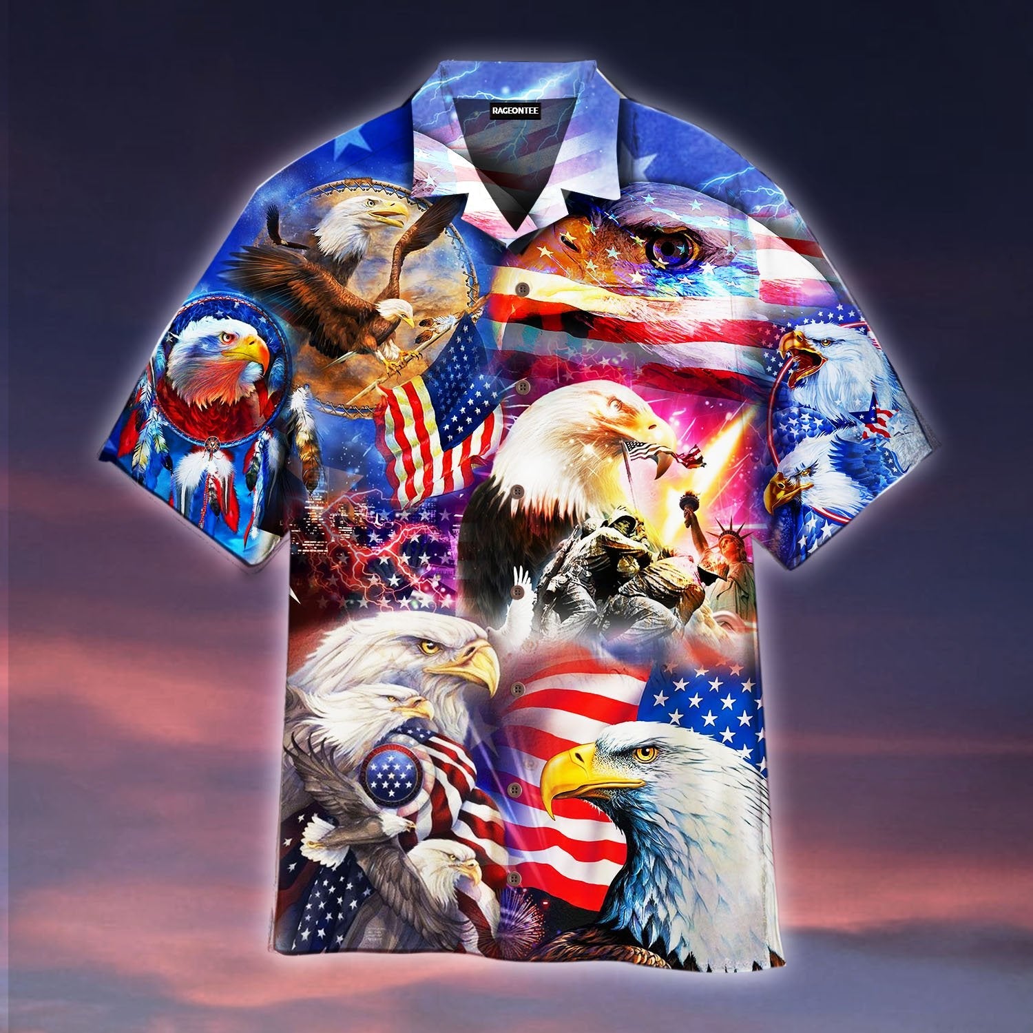 Soar Like An America Eagle Hawaiian Shirt | For Men & Women | Adult | HW4682{Size}