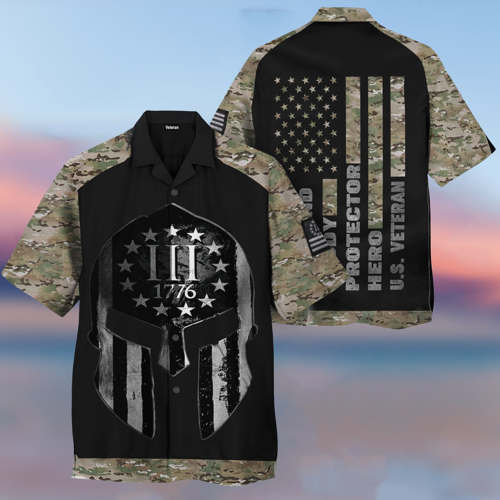 Soldier US Army Veteran Hawaiian Shirt | For Men & Women | Adult | HW8498{Size}