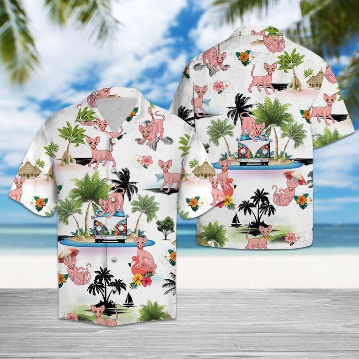 Sphynx Vacation Hawaiian Shirt | For Men & Women | Adult | HW8012{Size}