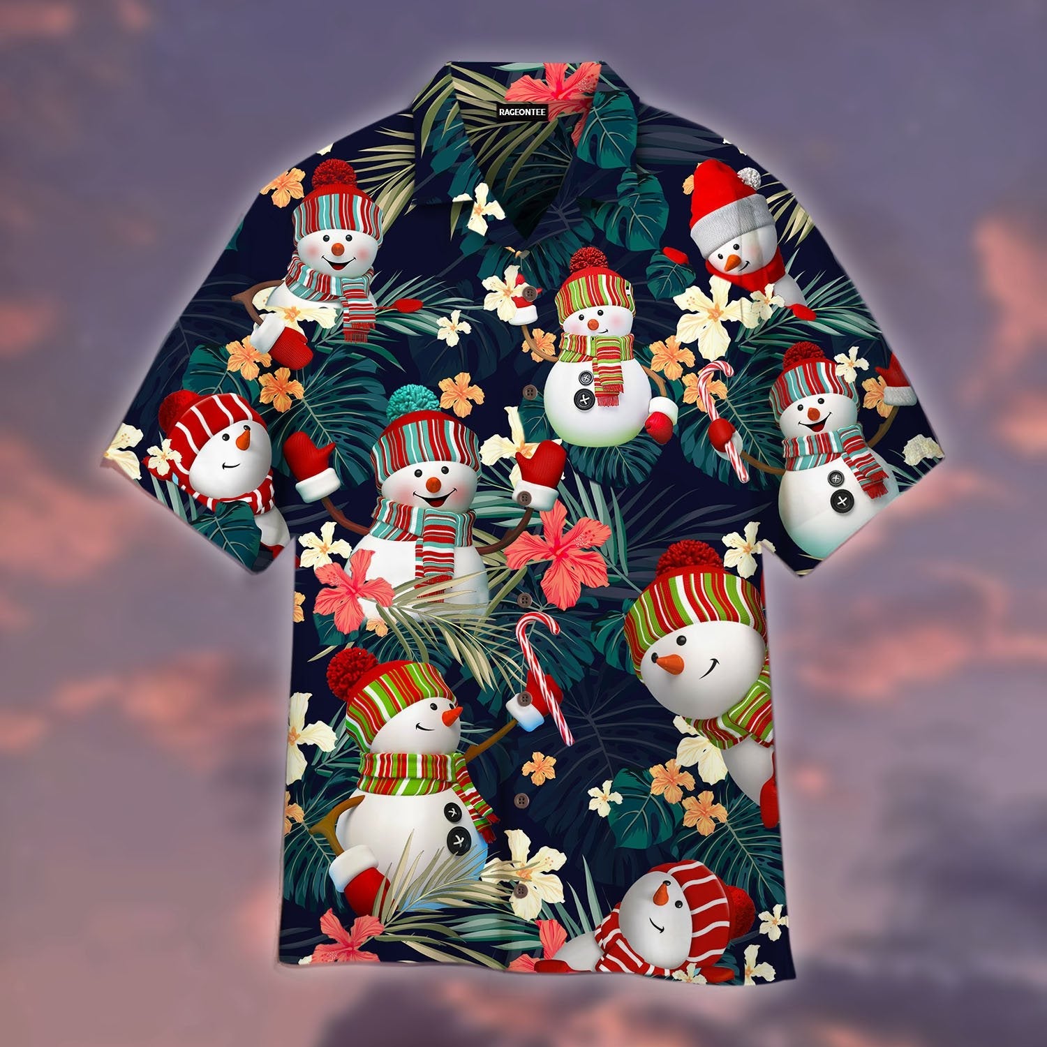 Stay Cool Snowman In Christmas Day Hawaiian Shirt | For Men & Women | Adult | WT1541{Size}